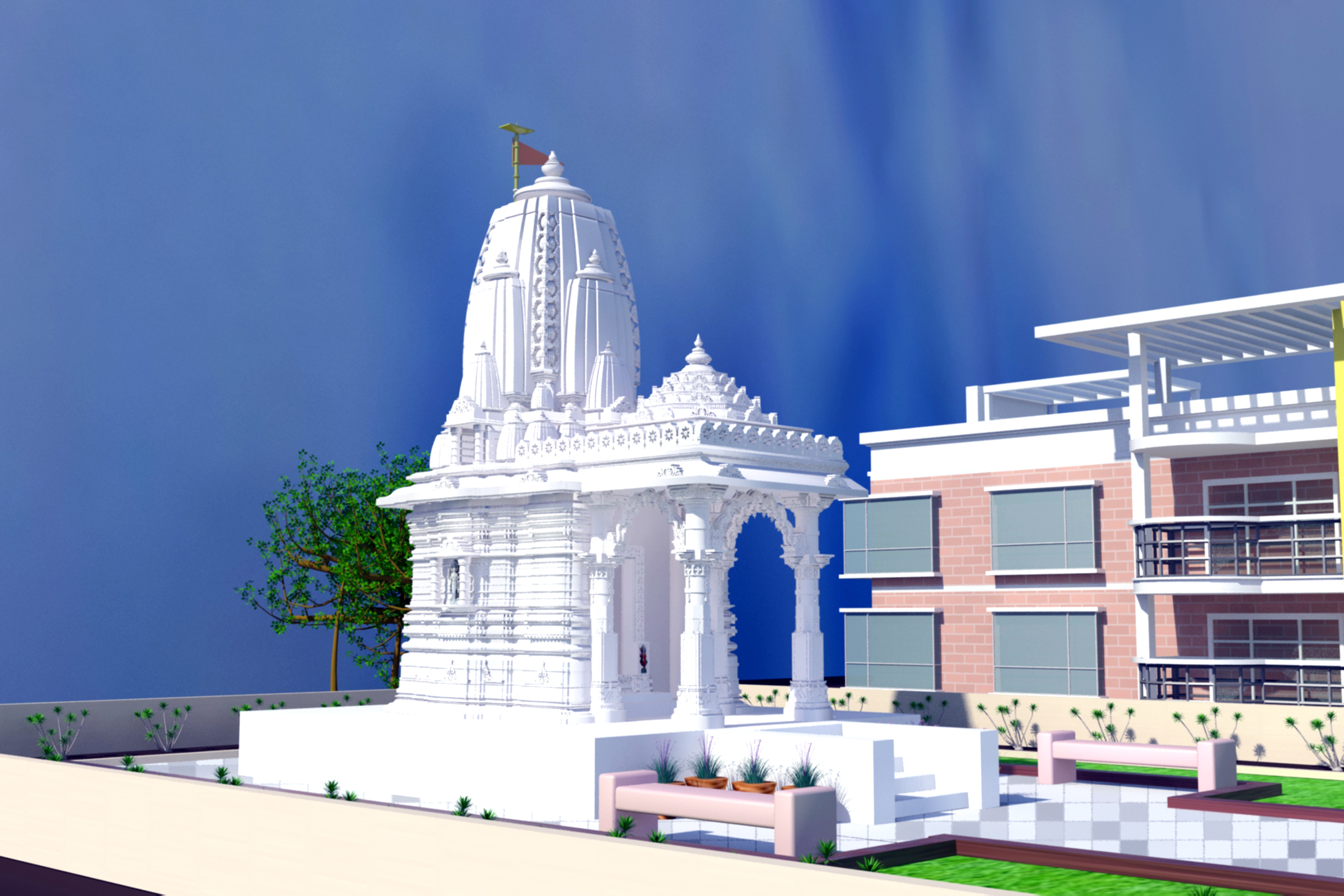 Modern temple