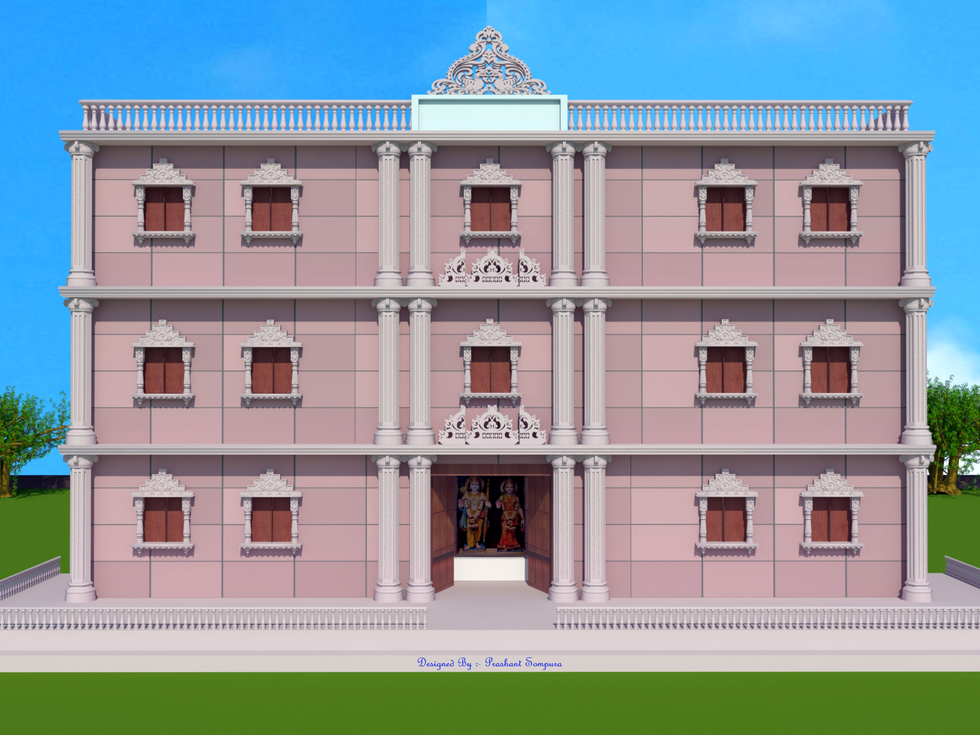 Modern temple