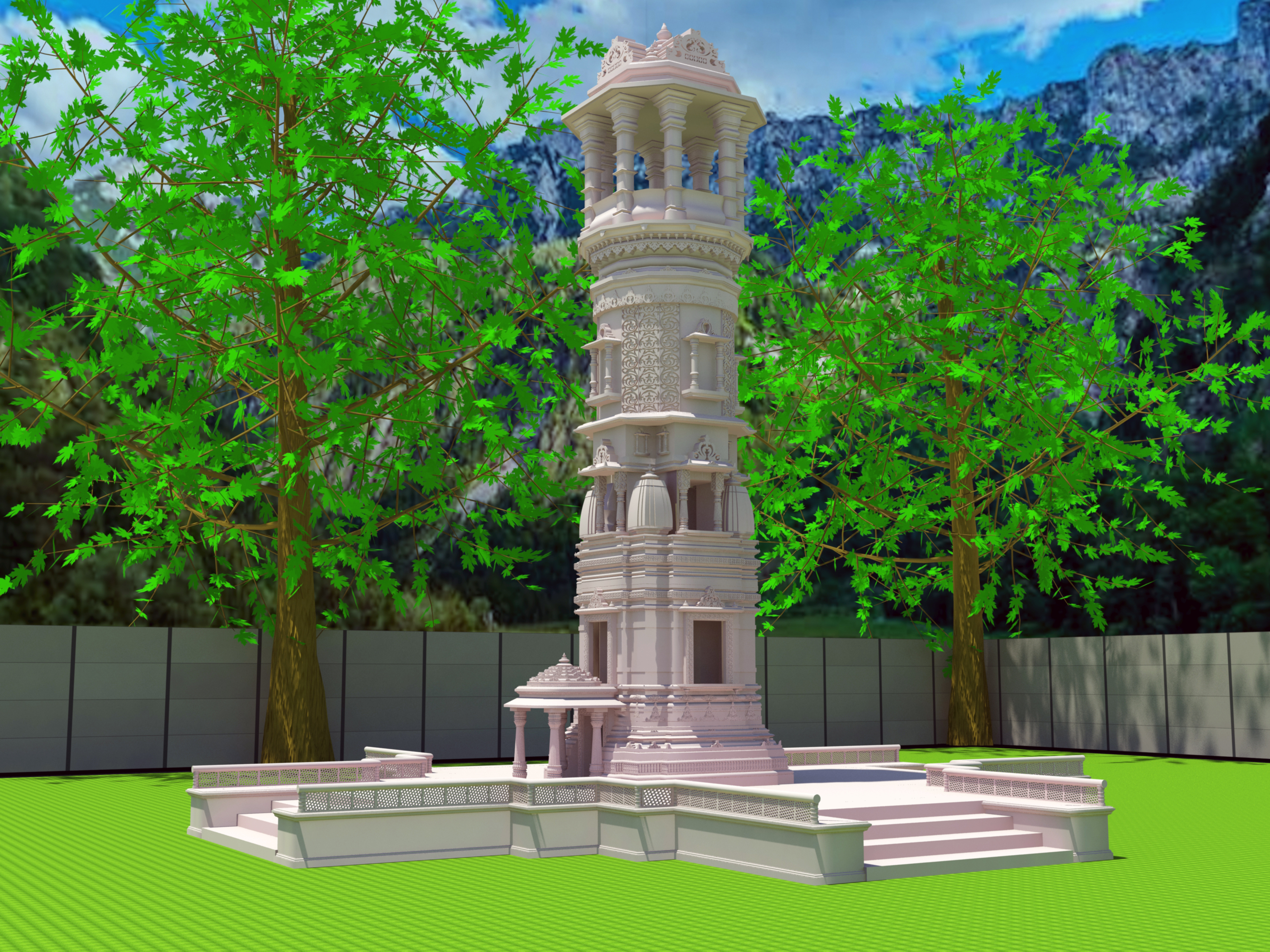 Modern temple