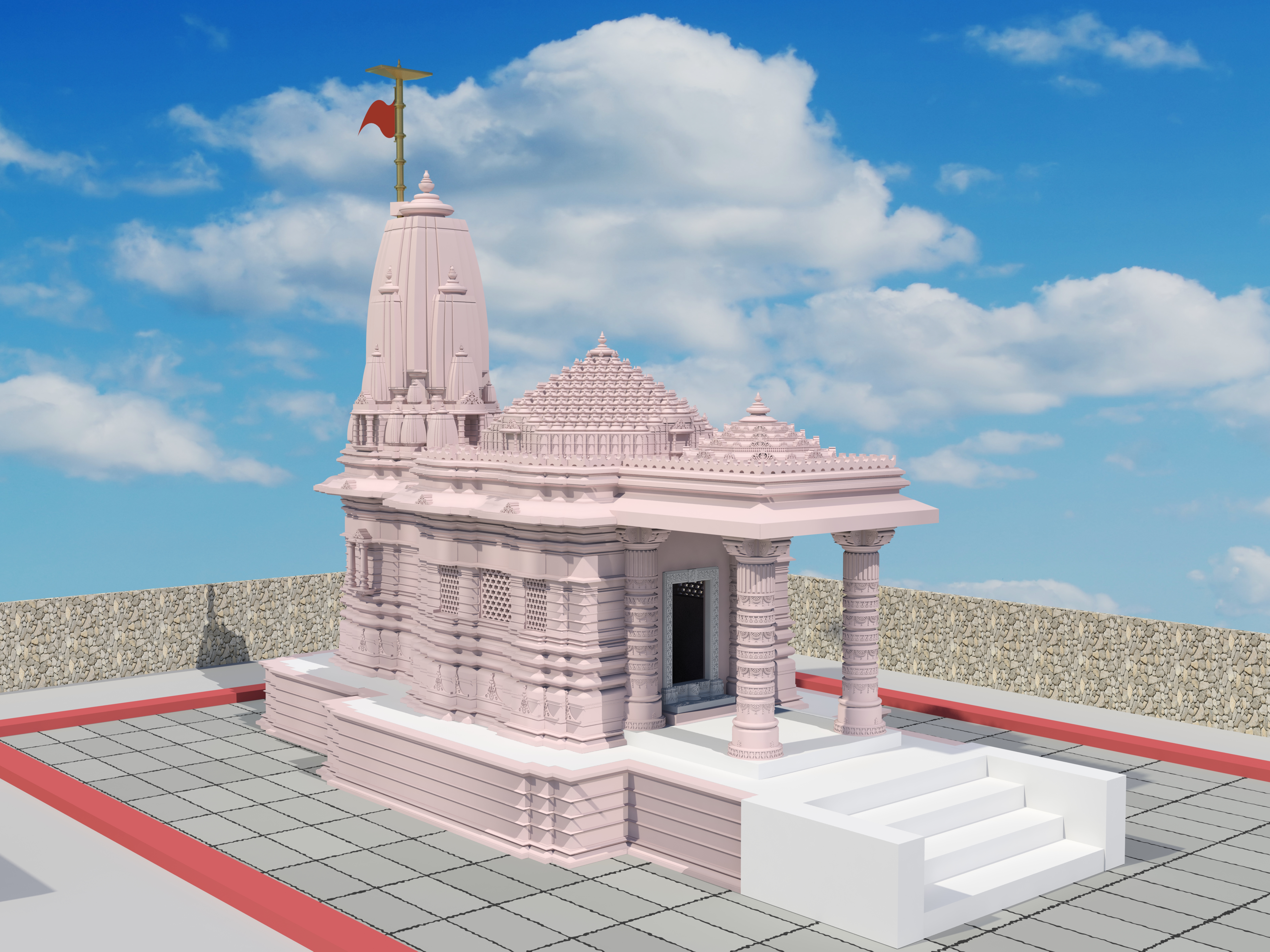 Modern temple