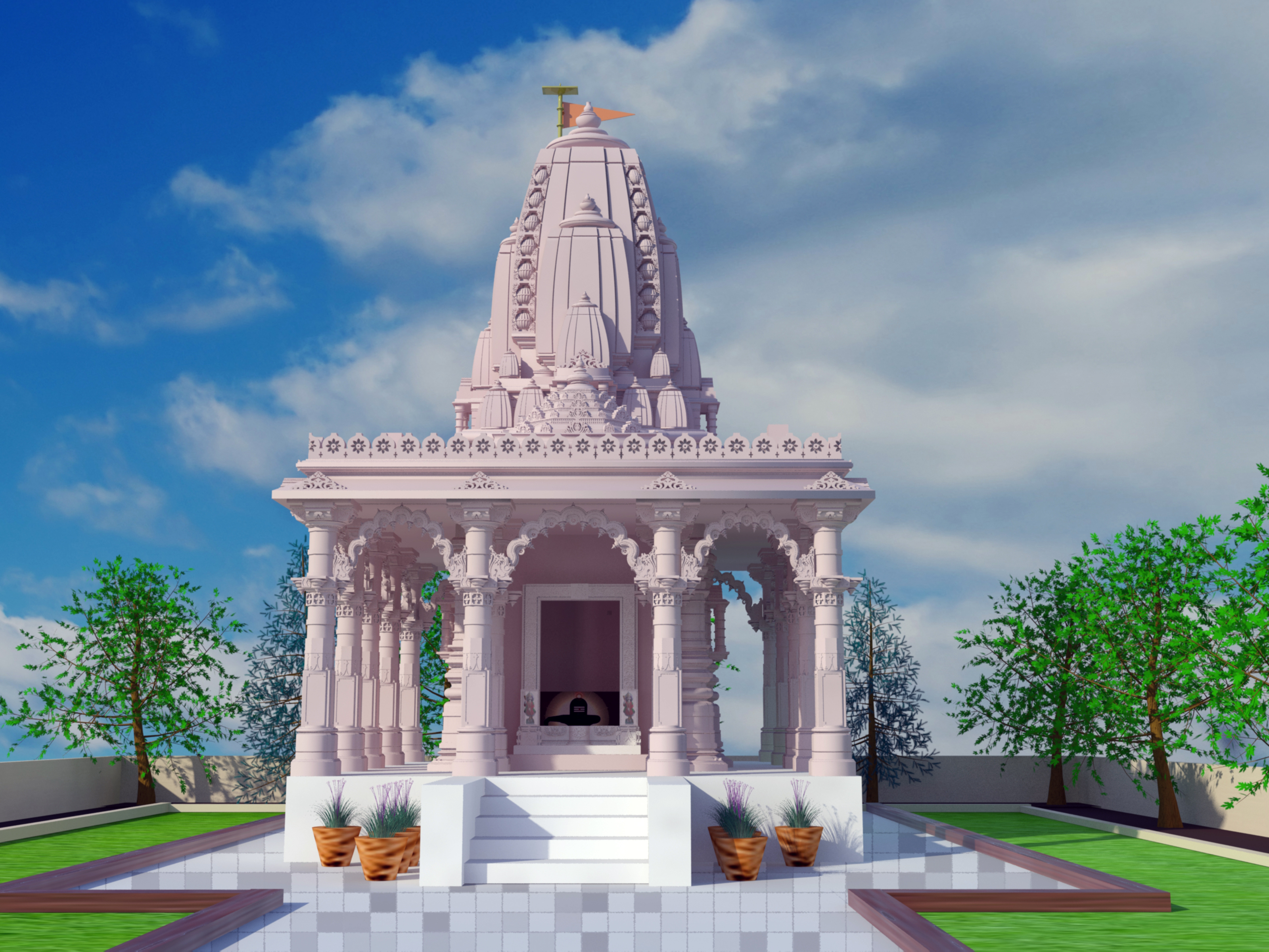 Modern temple